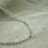 COLLAR GOTA AGUAMARINA