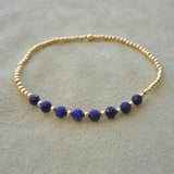PULSERA ALYSA 5 LAPIZLAZULI