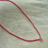 COLLAR GOTA RUBI
