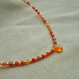 COLLAR GOTA CORNALINA