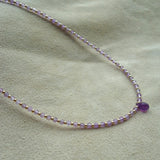 COLLAR GOTA AMATISTA