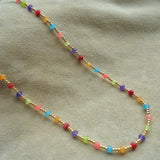 COLLAR ALYSA 2 PIEDRAS GOLDFILLED