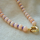 COLLAR COLORES ROSA MORADO