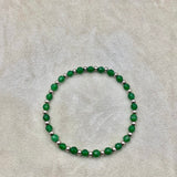 PULSERA PLATA ALYSA 1 VERDE