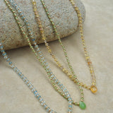 COLLAR GOTA CITRINO