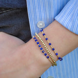 PULSERA ALYSA 5 LAPIZLAZULI