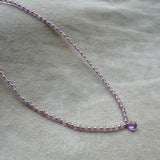 COLLAR GOTA AMATISTA