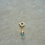 COLGANTE GOTA AGUAMARINA