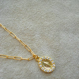 COLLAR GOLDFILLED VIRGEN CIRCON