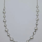 COLLAR SWAROSKY PLATA BLANCO