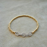 PULSERA ORO CIRCON CADENA