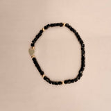 PULSERA MOSTACILLA NEGRA NACAR
