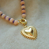 COLLAR COLORES ROSA MORADO