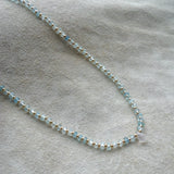 COLLAR GOTA AGUAMARINA
