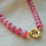 COLLAR COLORES FUCSIA CELESTE