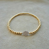PULSERA ORO CIRCON CIRCULO