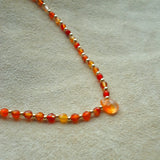 COLLAR GOTA CORNALINA