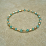 PULSERA ALYSA 2 AGUA MARINA