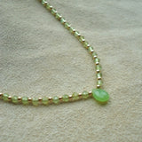COLLAR GOTA PERIDOTO