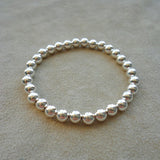 PULSERA PILAR PLATA 6MM