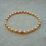 PULSERA PLATA ALYSA 1 CORNALINA