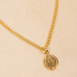 CADENA GRUMET CON VIRGEN 80 CM