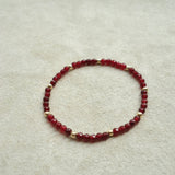 PULSERA ALYSA 4 GRANATE