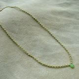 COLLAR GOTA PERIDOTO
