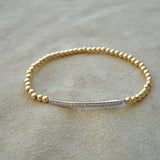 PULSERA CIRCON ORO BARRITA
