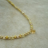 COLLAR GOTA CITRINO