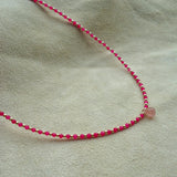 COLLAR GOTA RUBI