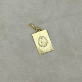 COLGANTE PLACA VIRGEN