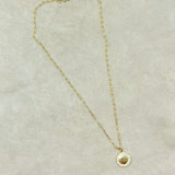 COLLAR GOLDFILLED SAN BENITO CIRCON