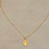 COLLAR GOLDFILLED VIRGEN DE LOS RAYOS