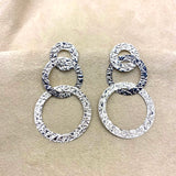 ARO TRIPLE CIRCULO PLATA